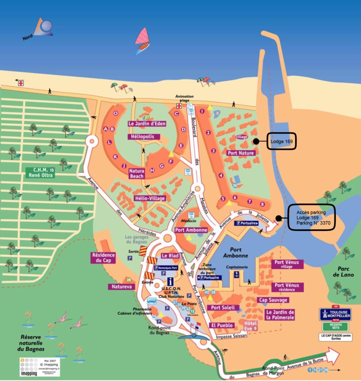 Cap Locations Naturisme Agde Værelse billede